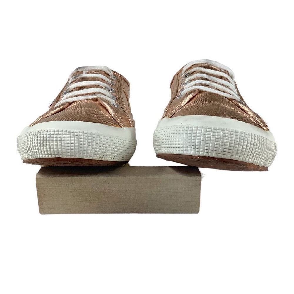 Superga Rose Gold Metallic Sneakers - Picture 6 of 7